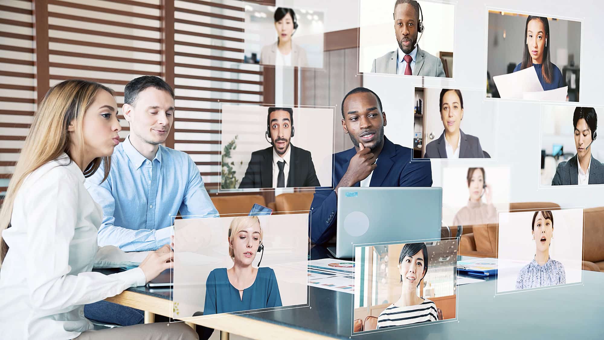 オンラインウィ会話の写真